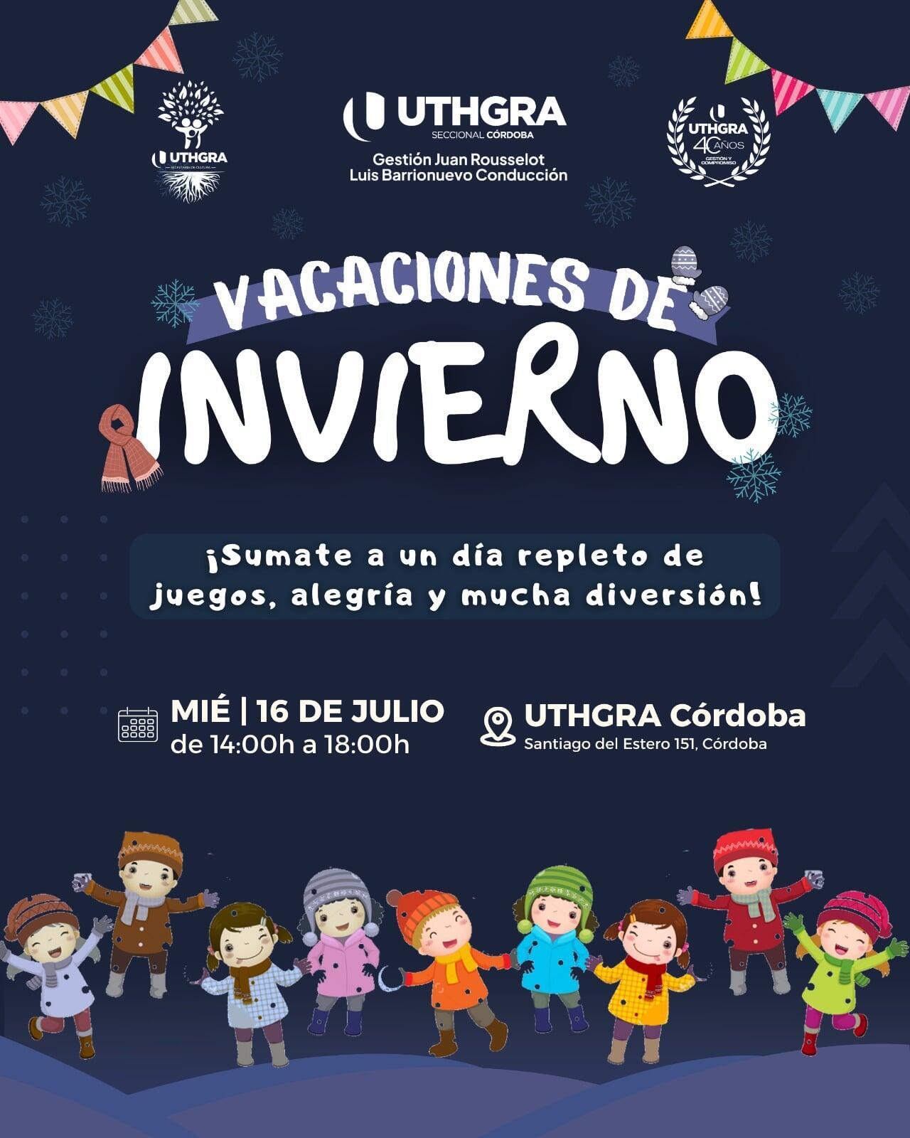 Vacaciones de Invierno en UTHGRA CÓRDOBA